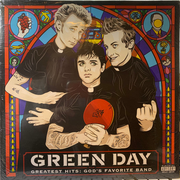 Green Day : Greatest Hits: God's Favorite Band (2xLP, Comp, Net)