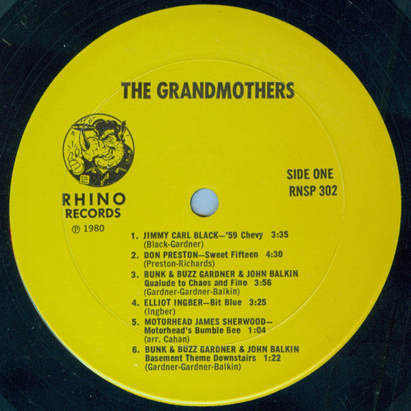 Grandmothers* : An Anthology Of Previously Unreleased Recordings By Ex-Members Of The Mothers Of Invention (LP)