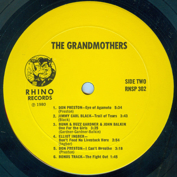 Grandmothers* : An Anthology Of Previously Unreleased Recordings By Ex-Members Of The Mothers Of Invention (LP)