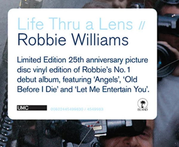 Robbie Williams : Life Thru A Lens (LP, Album, Ltd, Pic, RE, 25t)