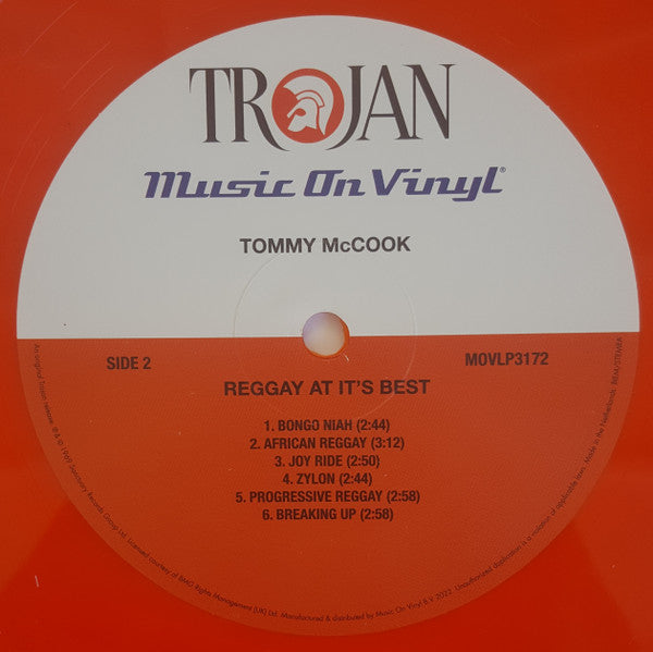 Tommy McCook : Reggay At It's Best (LP, Album, Ltd, Num, 180)