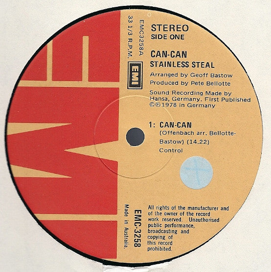 Stainless Steal : Can-Can (LP, Album)