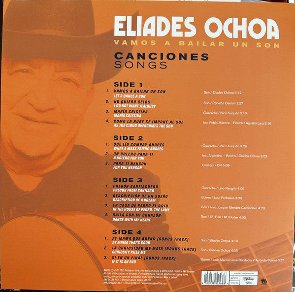 Eliades Ochoa : Vamos A Bailar Un Son (2xLP, Album, RE)