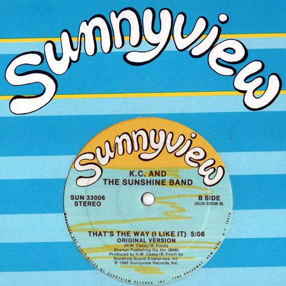 K.C. And The Sunshine Band* : That's The Way (I Like It) (New Version) (12")