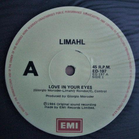Limahl : Love In Your Eyes (12")