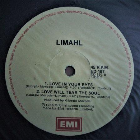 Limahl : Love In Your Eyes (12")