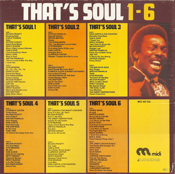 Various : That's Soul 1-6 (6xLP, Comp + Box)