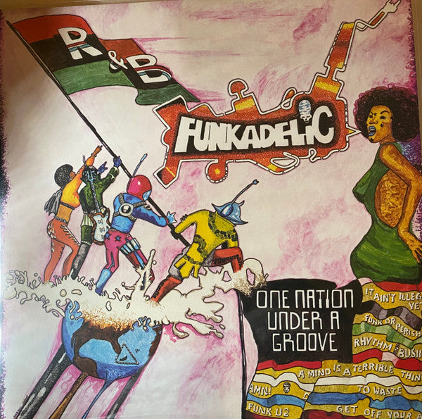 Funkadelic : One Nation Under A Groove (LP, Album, RE + 12", RE)