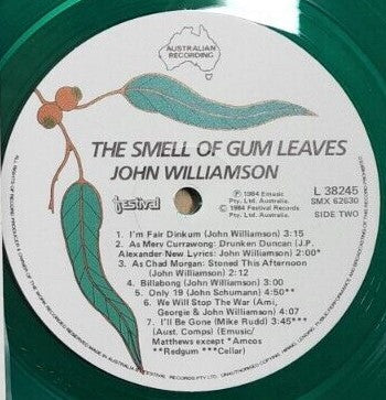John Williamson : The Smell of Gum Leaves (LP, Album, Gre)
