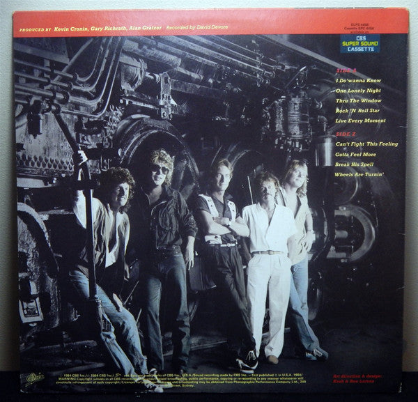 REO Speedwagon : Wheels Are Turnin' (LP, Album)