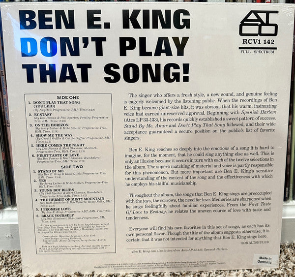 Ben E. King : Don't Play That Song (LP, Mono, Ltd, Cle)