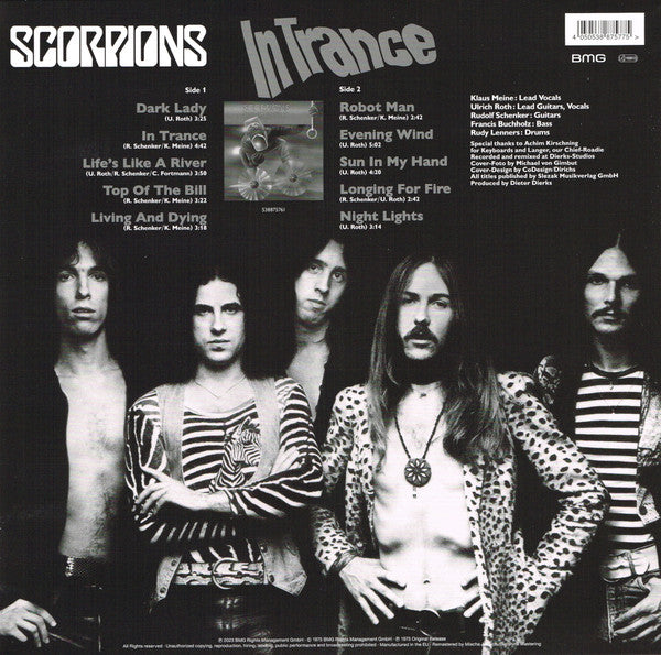 Scorpions : In Trance (LP, Album, RE, RM, S/Edition, Cle)