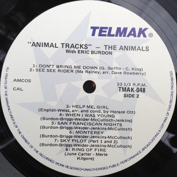 The Animals : Animal Tracks (LP, Comp)