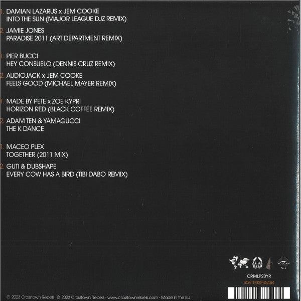 Various : CR20 The Album (Unreleased Gems And Remixes) (2xLP, Comp, Ora)