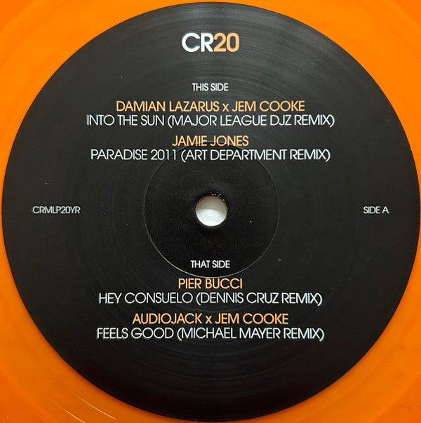 Various : CR20 The Album (Unreleased Gems And Remixes) (2xLP, Comp, Ora)