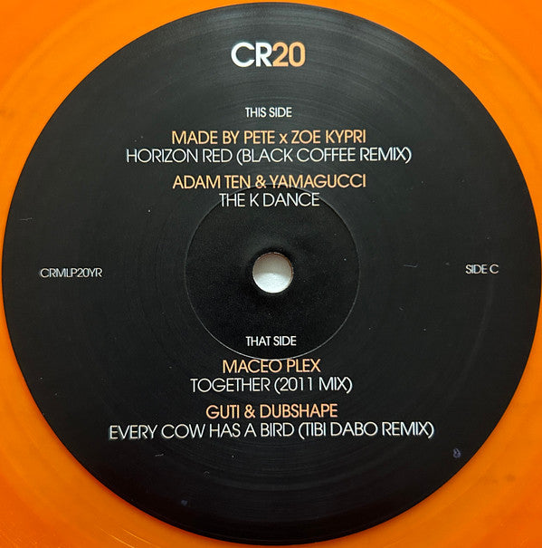 Various : CR20 The Album (Unreleased Gems And Remixes) (2xLP, Comp, Ora)