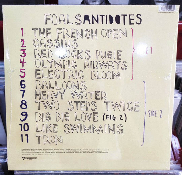 Foals : Antidotes (LP, Album, RE)
