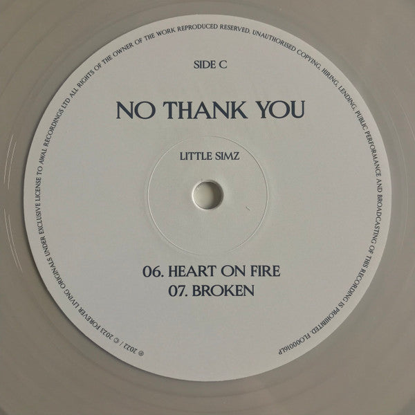Little Simz : No Thank You (2xLP, Album, Cle)