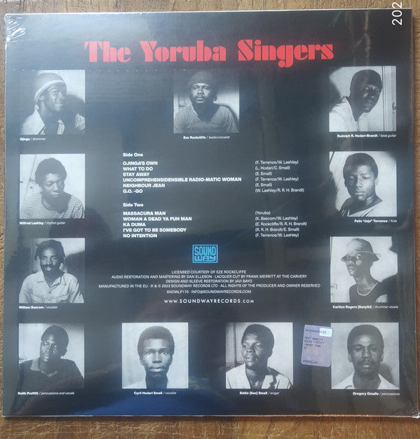 The Yoruba Singers* : Ojinga's Own (LP, Album, RE)