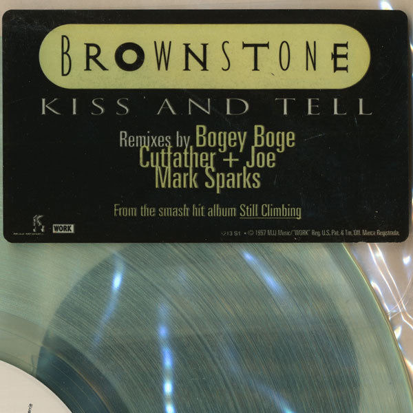 Brownstone : Kiss And Tell (12", Promo, Cle)