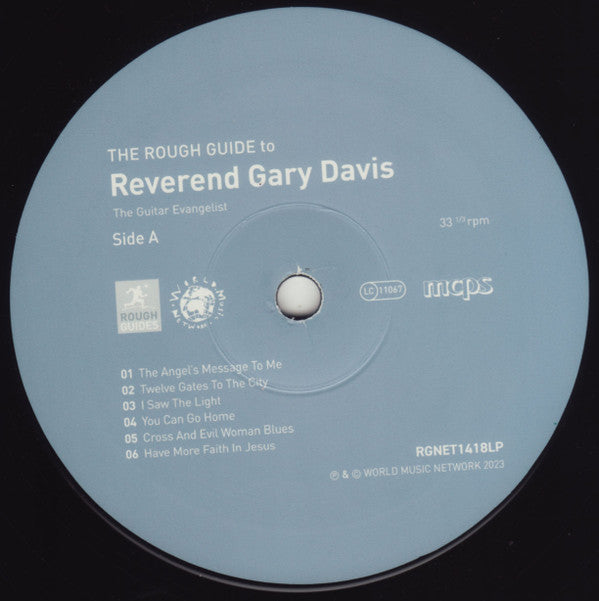 Rev. Gary Davis : The Rough Guide To Reverend Gary Davis (The Guitar Evangelist) (LP, Comp)