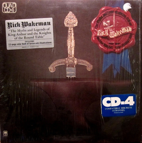 Rick Wakeman : The Myths And Legends Of King Arthur And The Knights Of The Round Table (LP, Album, Quad, CD-)