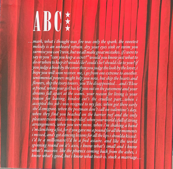 ABC : The Lexicon Of Love (LP, Album, RE, RM, Gat)