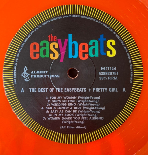 The Easybeats : The Best Of The Easybeats + Pretty Girl (LP, Comp, Mono, RE, RM, Ora)