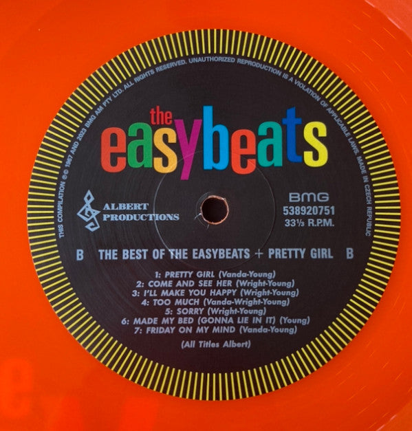 The Easybeats : The Best Of The Easybeats + Pretty Girl (LP, Comp, Mono, RE, RM, Ora)