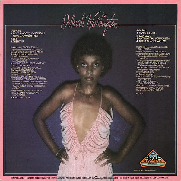 Deborah Washington : Any Way You Want It (LP, Album)