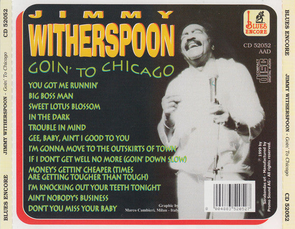 Jimmy Witherspoon : Goin' To Chicago (CD, Album)