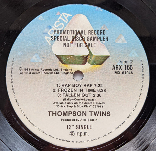 Thompson Twins : Quick Step & Side Kick (Album Sampler) (12", Promo, Smplr)