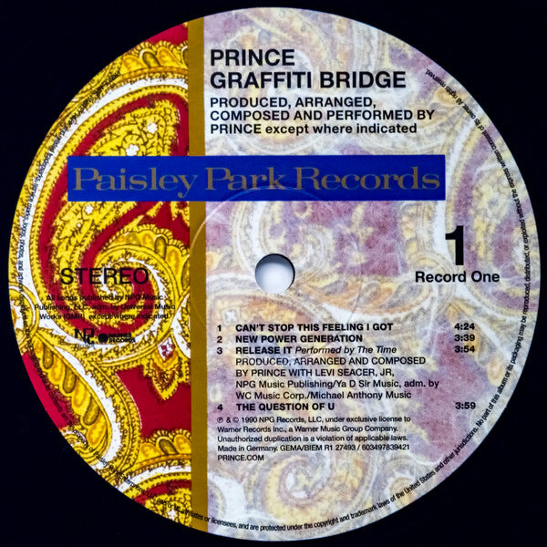 Prince : Graffiti Bridge (2xLP, Album, RE)