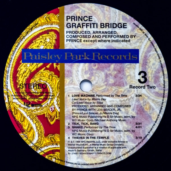 Prince : Graffiti Bridge (2xLP, Album, RE)