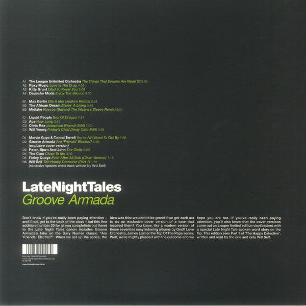 Groove Armada : LateNightTales (2xLP, Comp, 180)