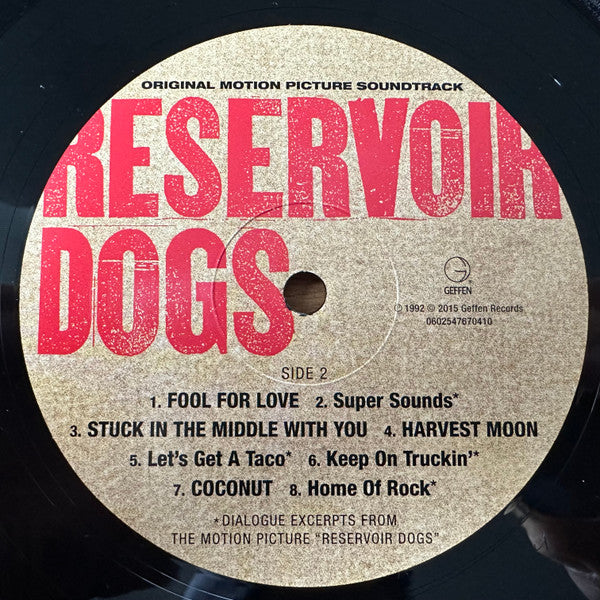 Various : Reservoir Dogs (Original Motion Picture Soundtrack) (LP, Comp, RE)