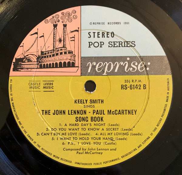 Keely Smith : Sings The John Lennon - Paul McCartney Songbook (LP, Album)
