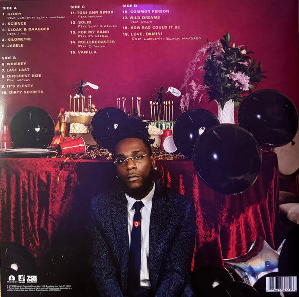 Burna Boy : Love, Damini (2xLP, Album, S/Edition)