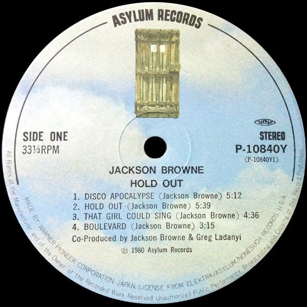 Jackson Browne : Hold Out (LP, Album)