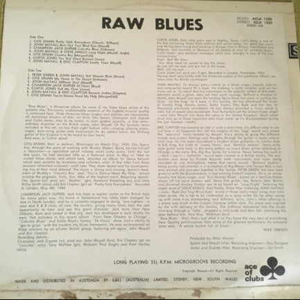 Various : Raw Blues (LP, Comp)