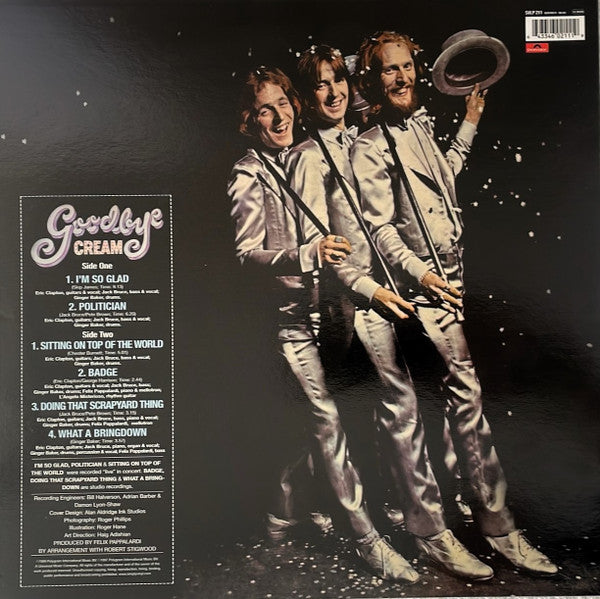 Cream (2) : Goodbye (LP, Album, Ltd, RE, 180)