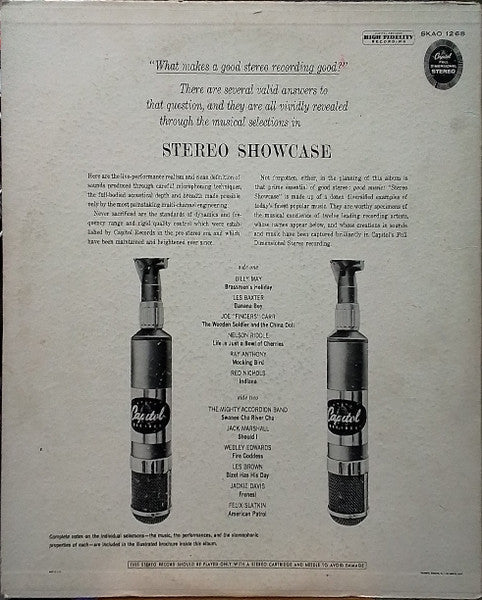 Various : Stereo Showcase (LP, Album, Comp, Gat)