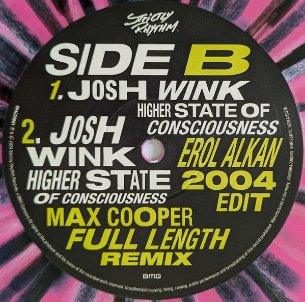 Josh Wink : Higher State Of Consciousness (Remixes) (12", EP, RSD, RM, Spl)