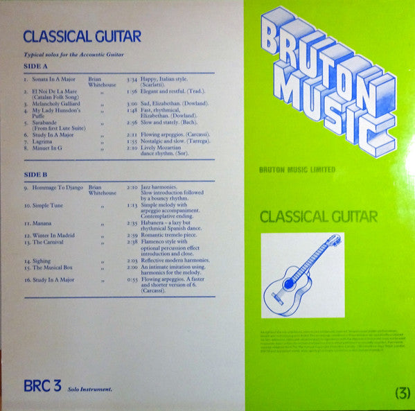 Brian Whitehouse : Classical Guitar (LP)