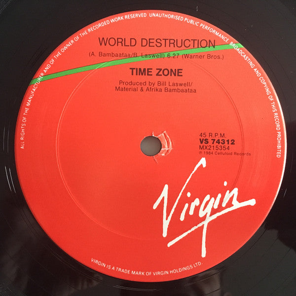 Time Zone : World Destruction (12", Single)