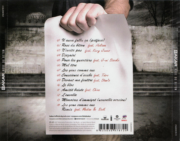 Bakar : Rose Du Béton (CD, Album)