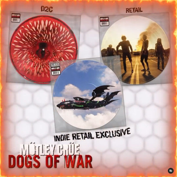 Mötley Crüe : Dogs Of War (12", Single, Pic, Ret)