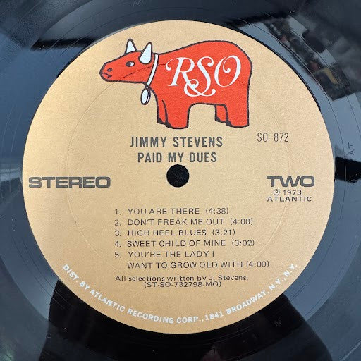 Jimmy Stevens (2) : Paid My Dues (LP, Album)