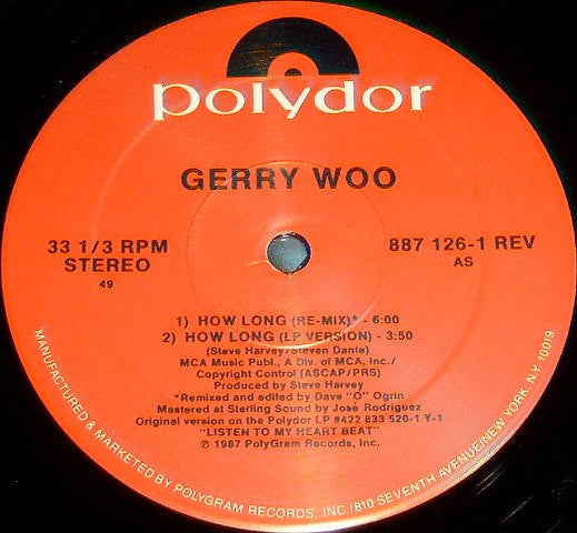 Gerry Woo (2) : How Long (12")