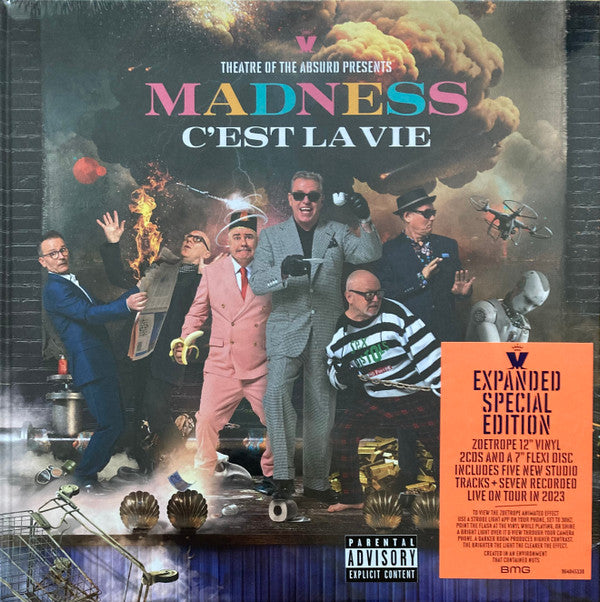 Madness : Theatre Of The Absurd Presents C’est La Vie (Expanded Special Edition) (12", Pic, Zoe + Flexi, 7", S/Sided + 2xCD + Ltd, S)